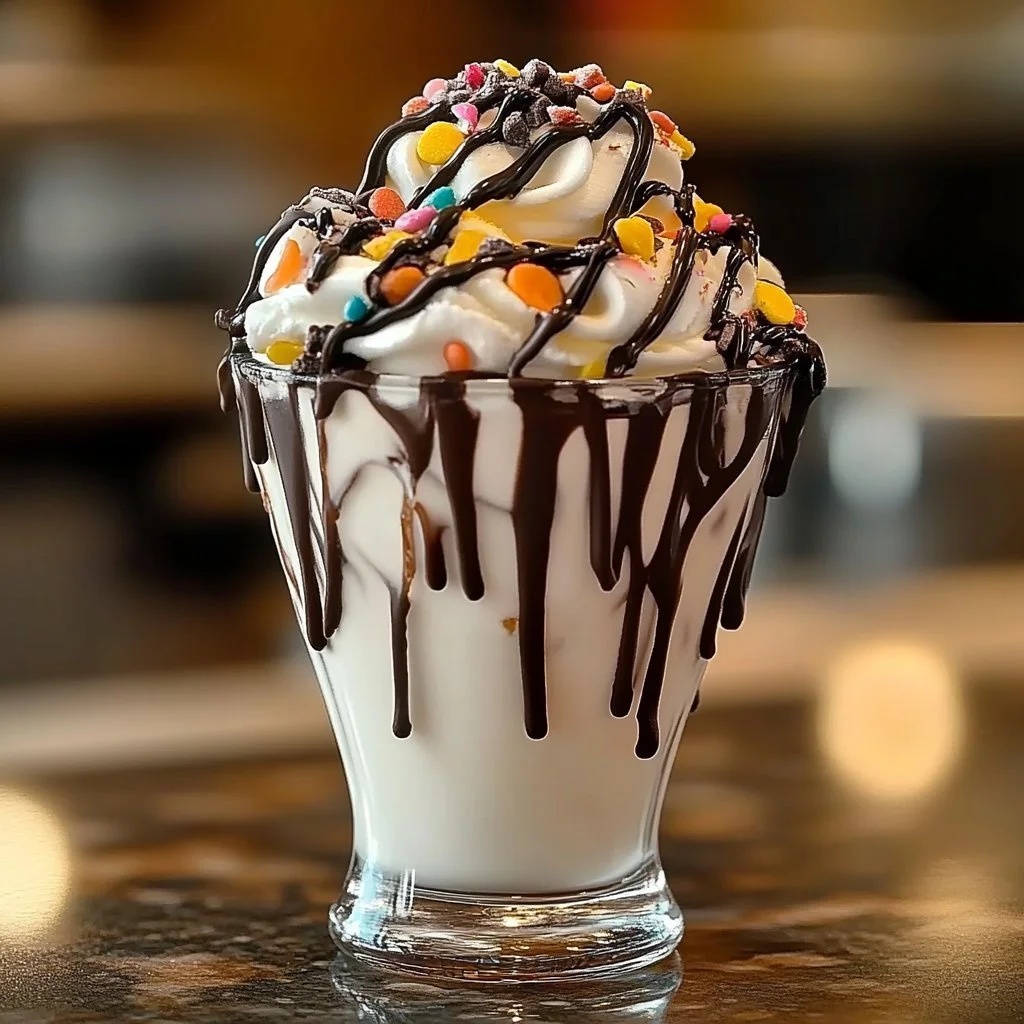 Deliciously Spooky Black Halloween Milkshake