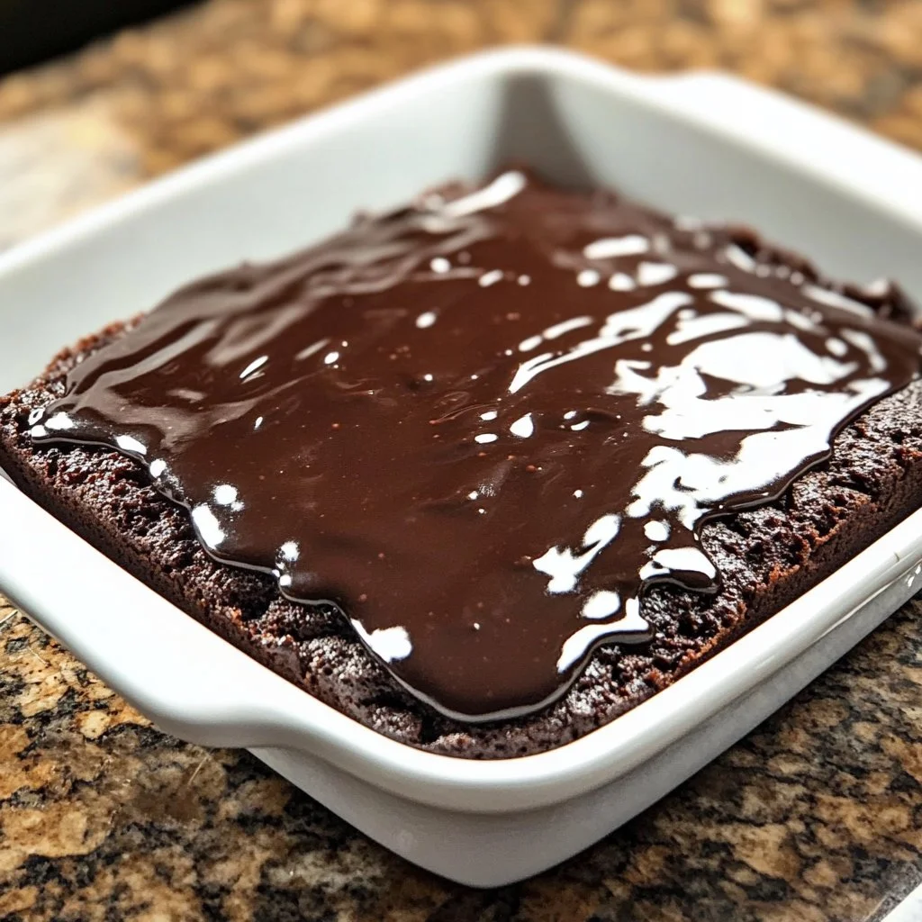 Double Chocolate Coca Cola Cake