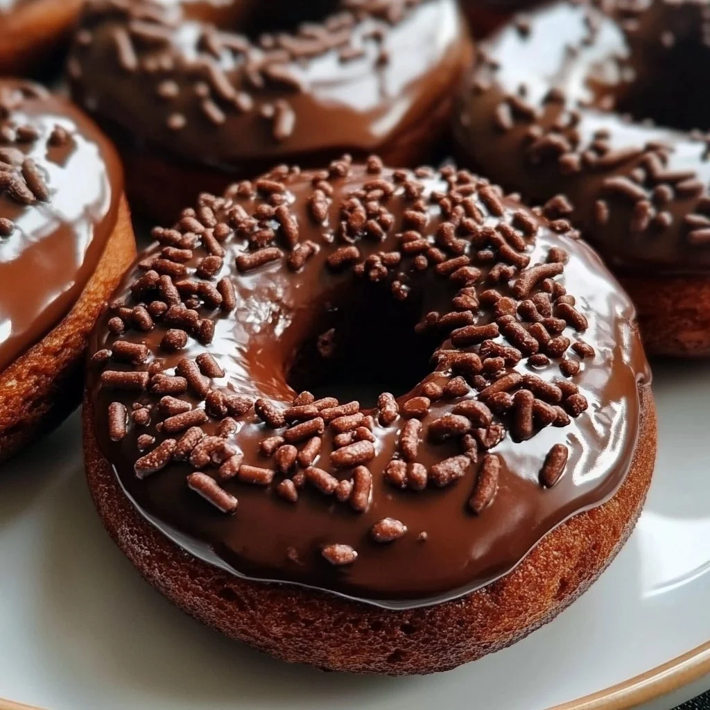Double Chocolate Protein Donuts