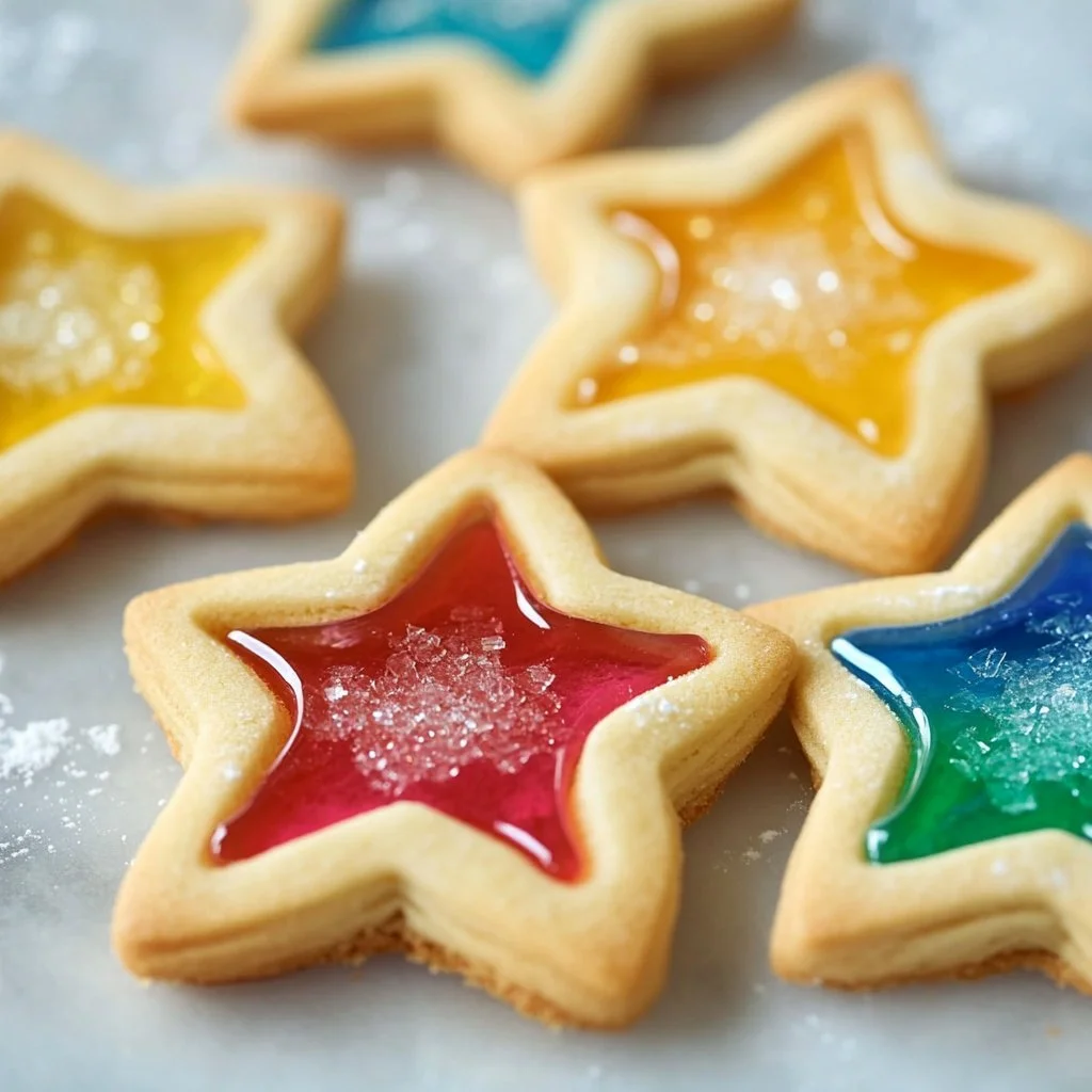 Easy Stained Glass Cookies