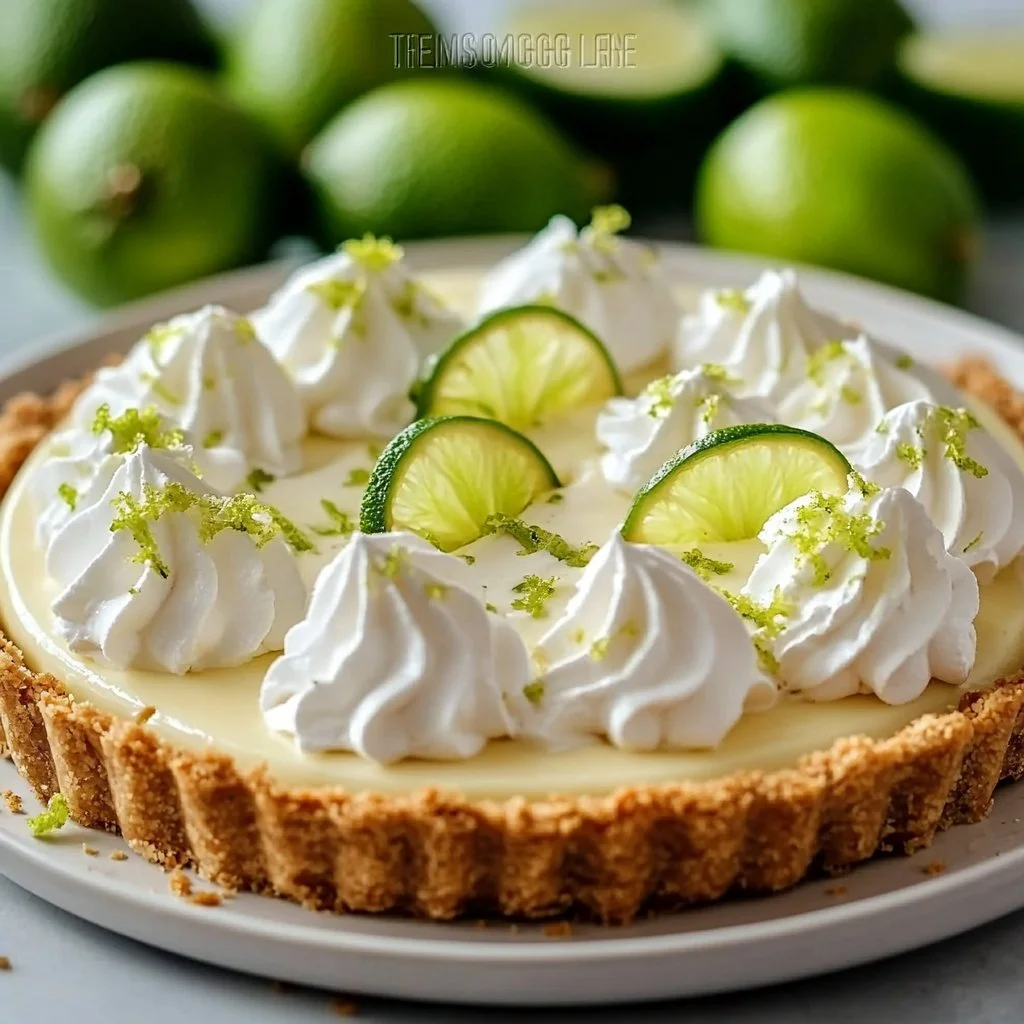 Eggless Key Lime Pie