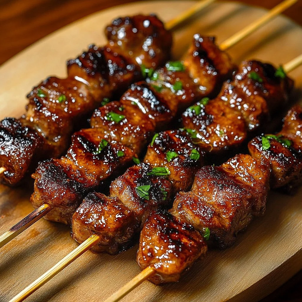 Grilled Thai Coconut Chicken Skewers