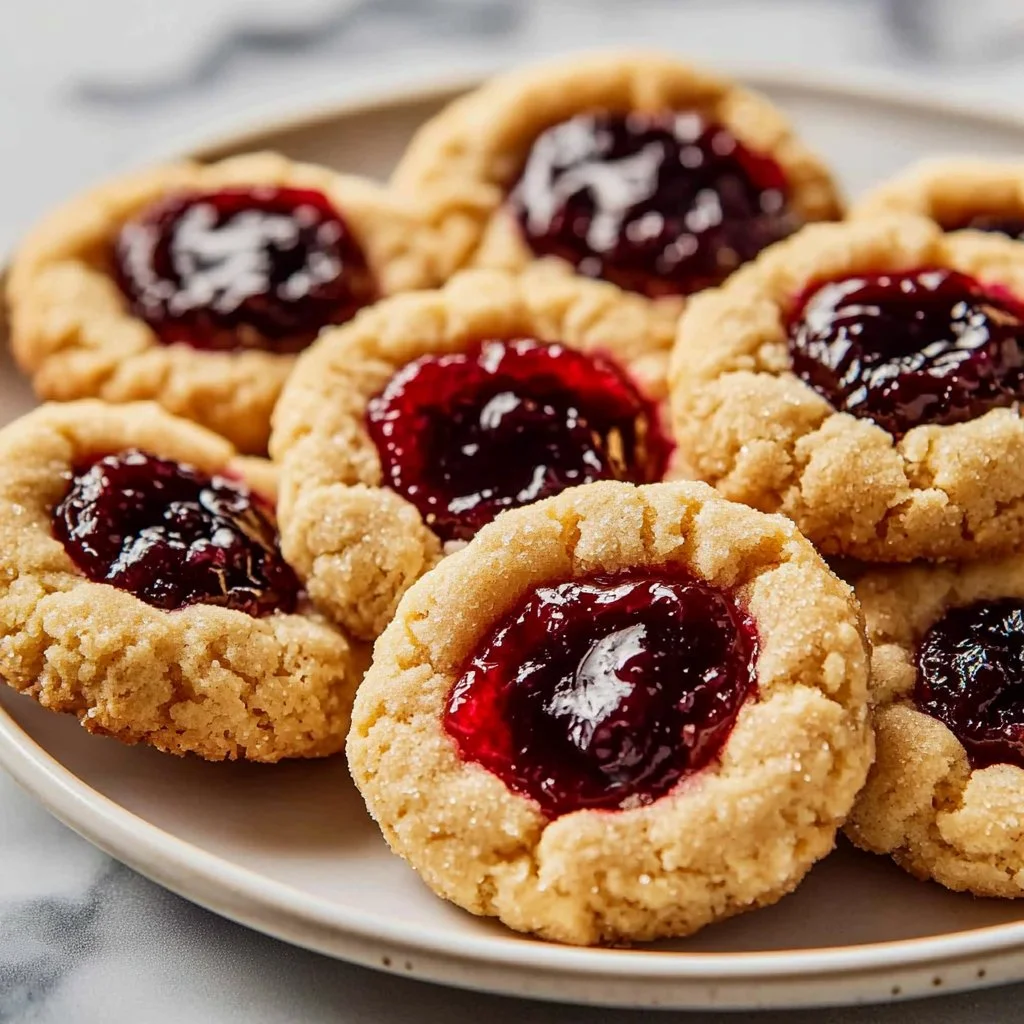 Jam Thumbprint Cookies