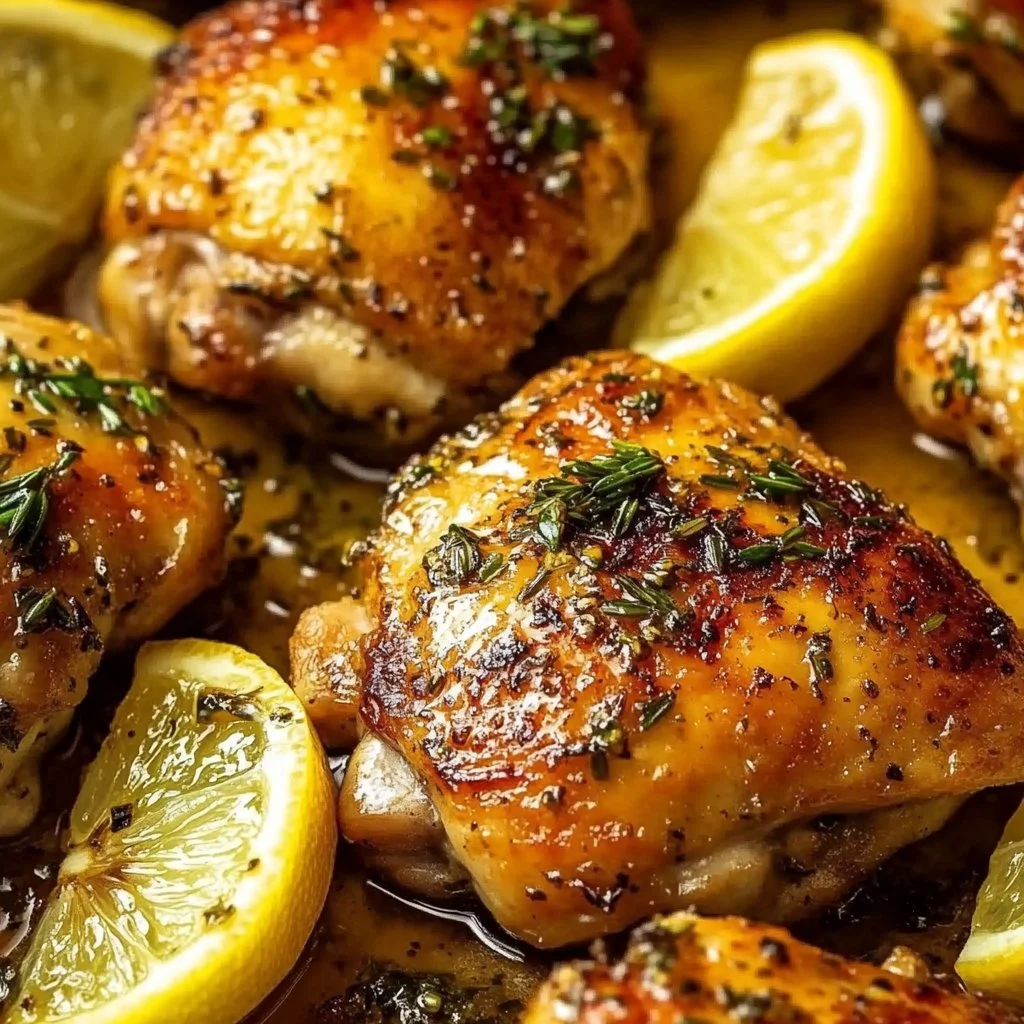 Lemon Herb Chicken Thighs