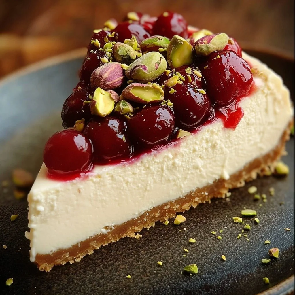 Luscious Lemon Lime Cherry Pistachio Dessert