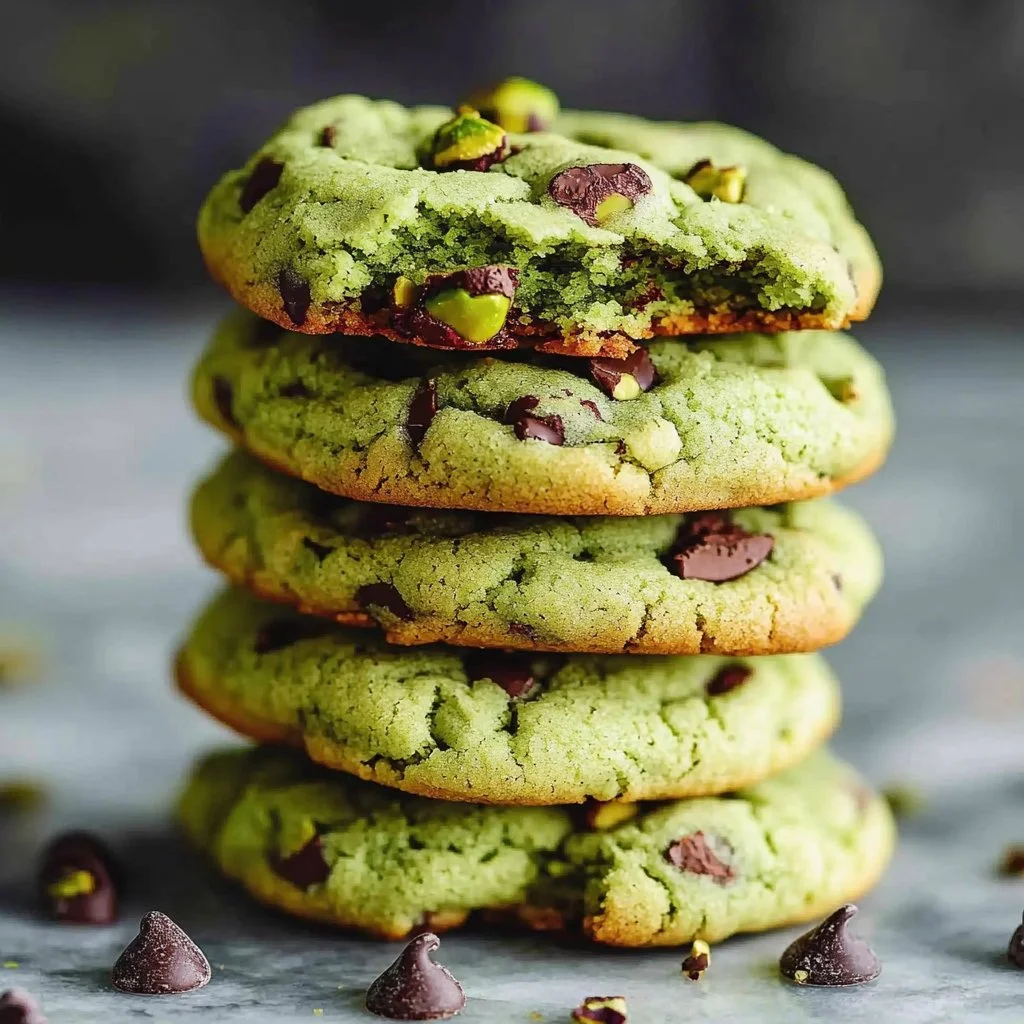 Pistachio Pudding Cookies