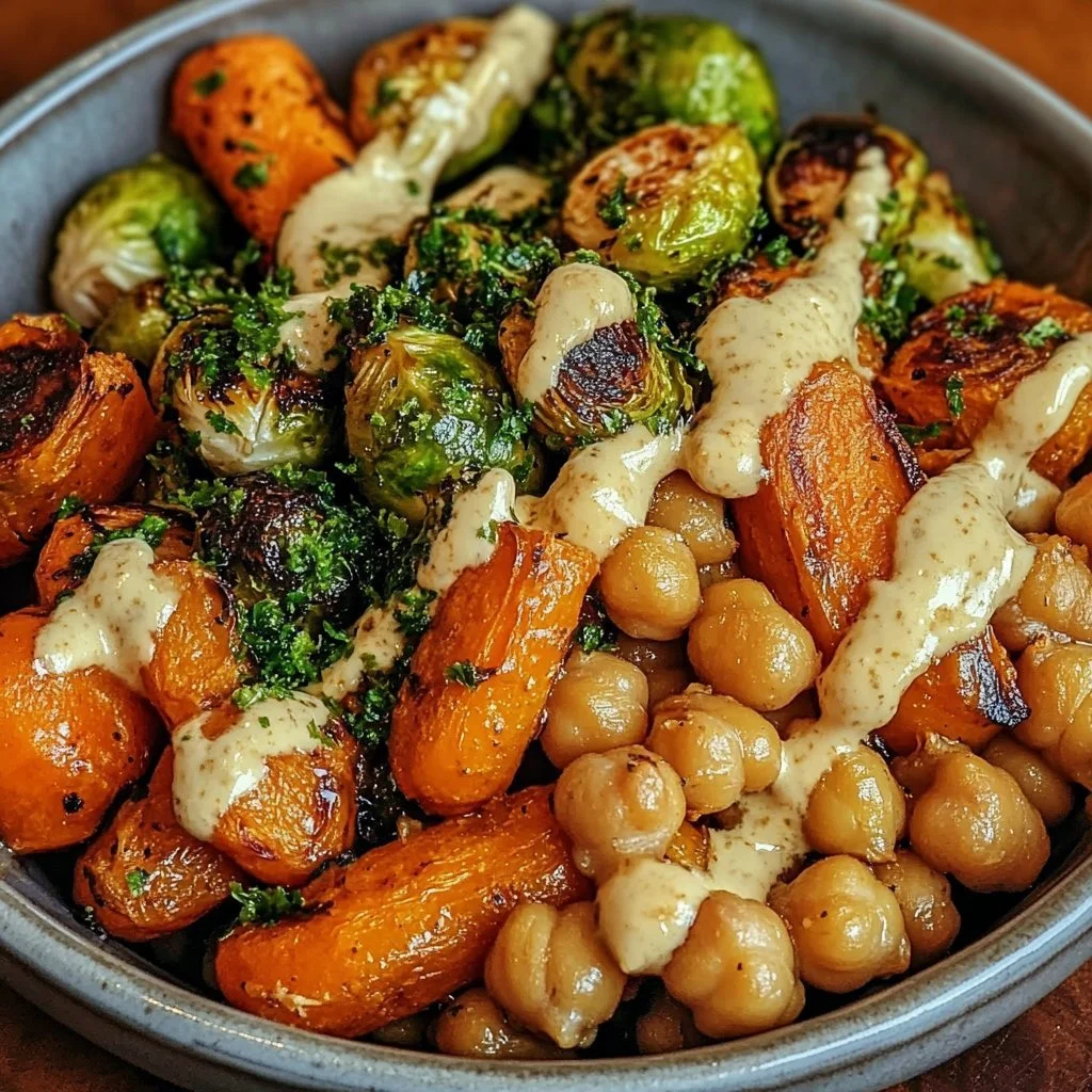 Roasted Vegetable & Chickpea Bowl: A Cozy, Nourishing Delight