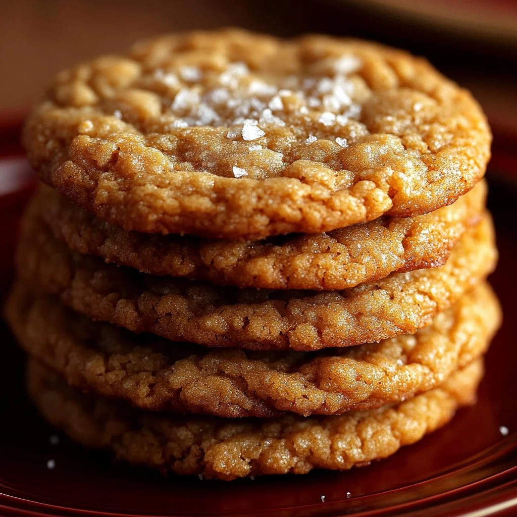 Salted Toffee Oatmeal Cookies