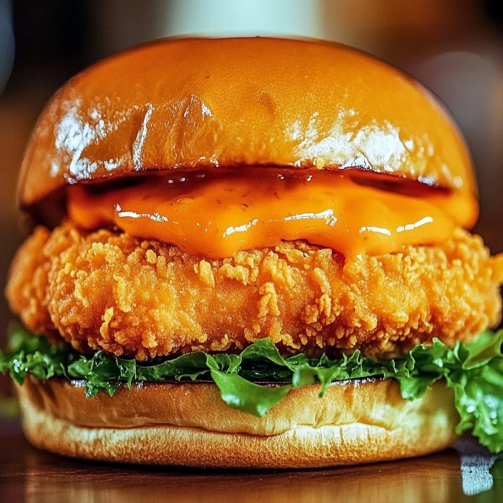 Savor the Flavor: Spicy Crispy Chicken Burger Bliss