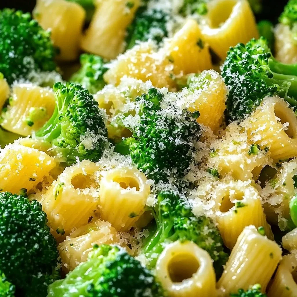 Savory Broccoli Pasta with Garlic Parmesan Magic