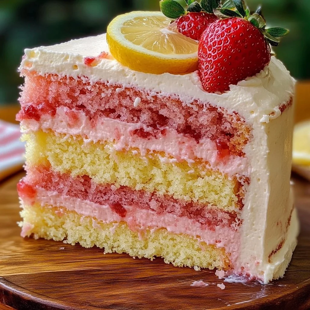 Strawberry Lemonade Cake
