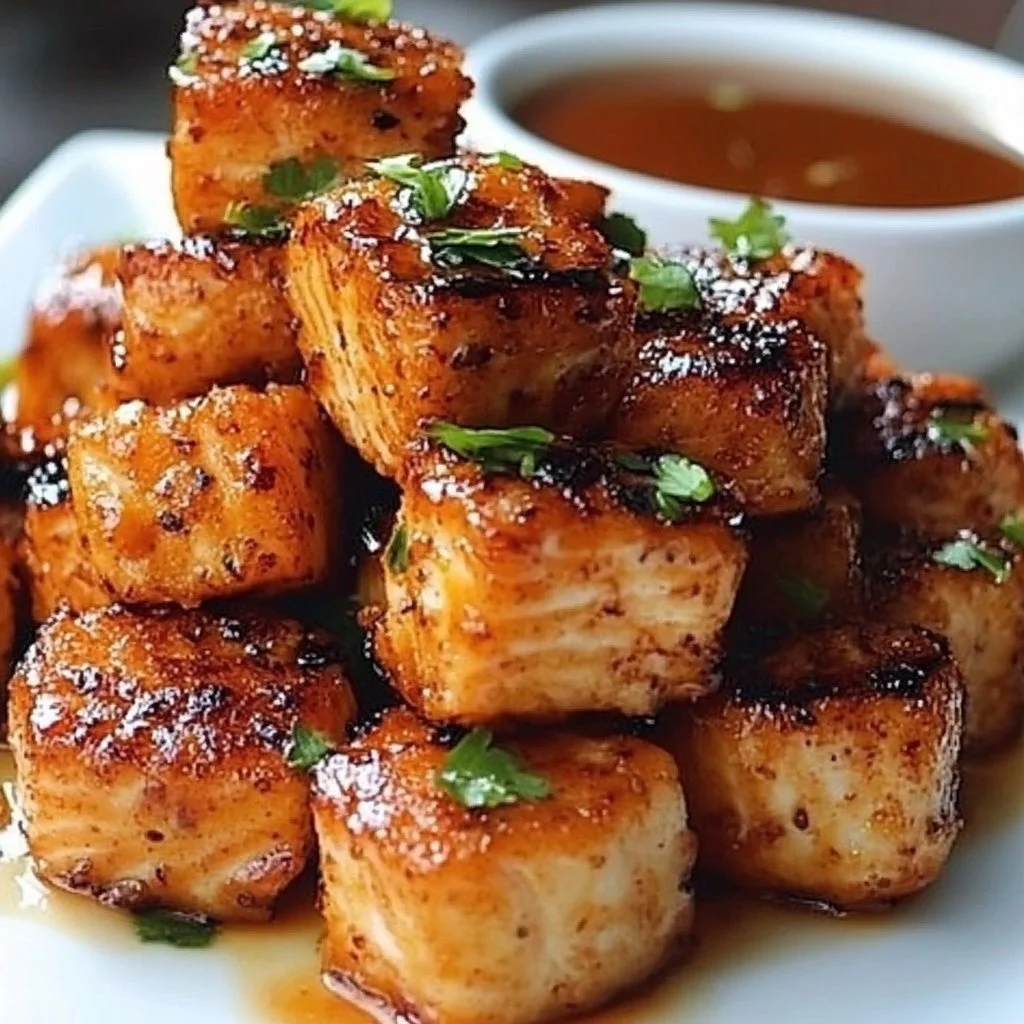 Sweet and Spicy Crispy Salmon