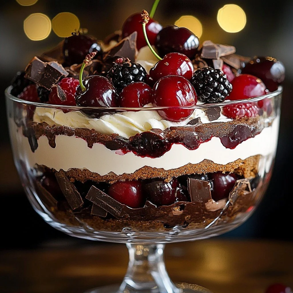 Black Forest Trifle Christmas