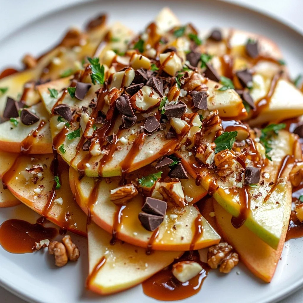 Caramel Apple Nachos