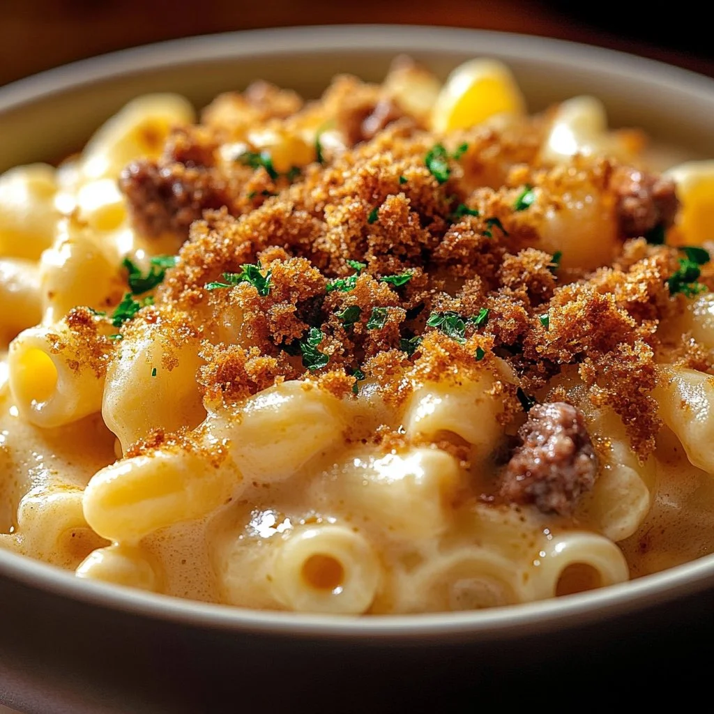 Cheesy Macaroni Hamburger Dish