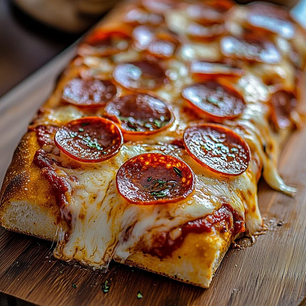 Cheesy Pepperoni Stromboli