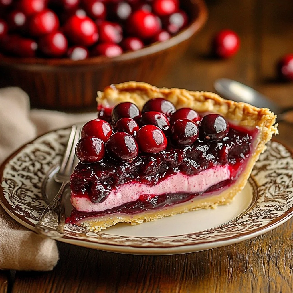 Chocolate Cherry Cream Pie