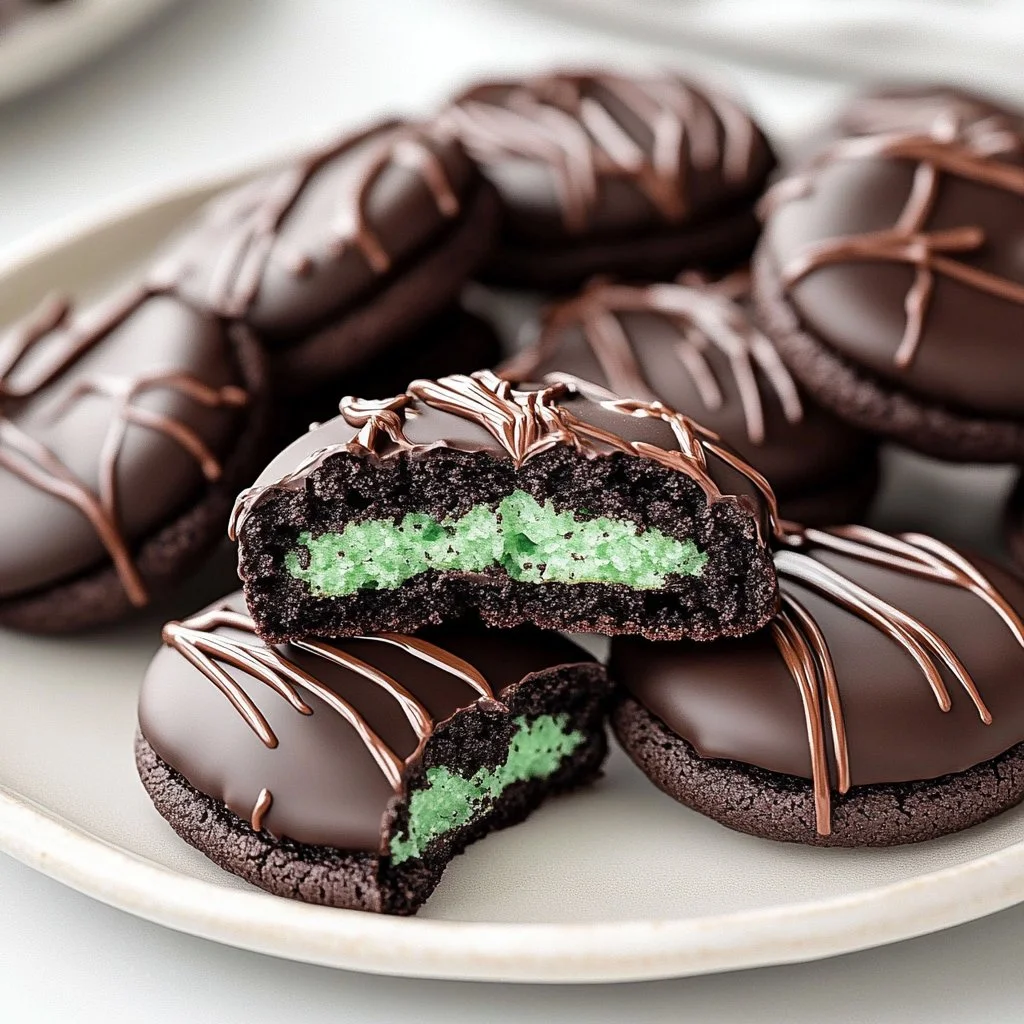 Chocolate Mint Cookies