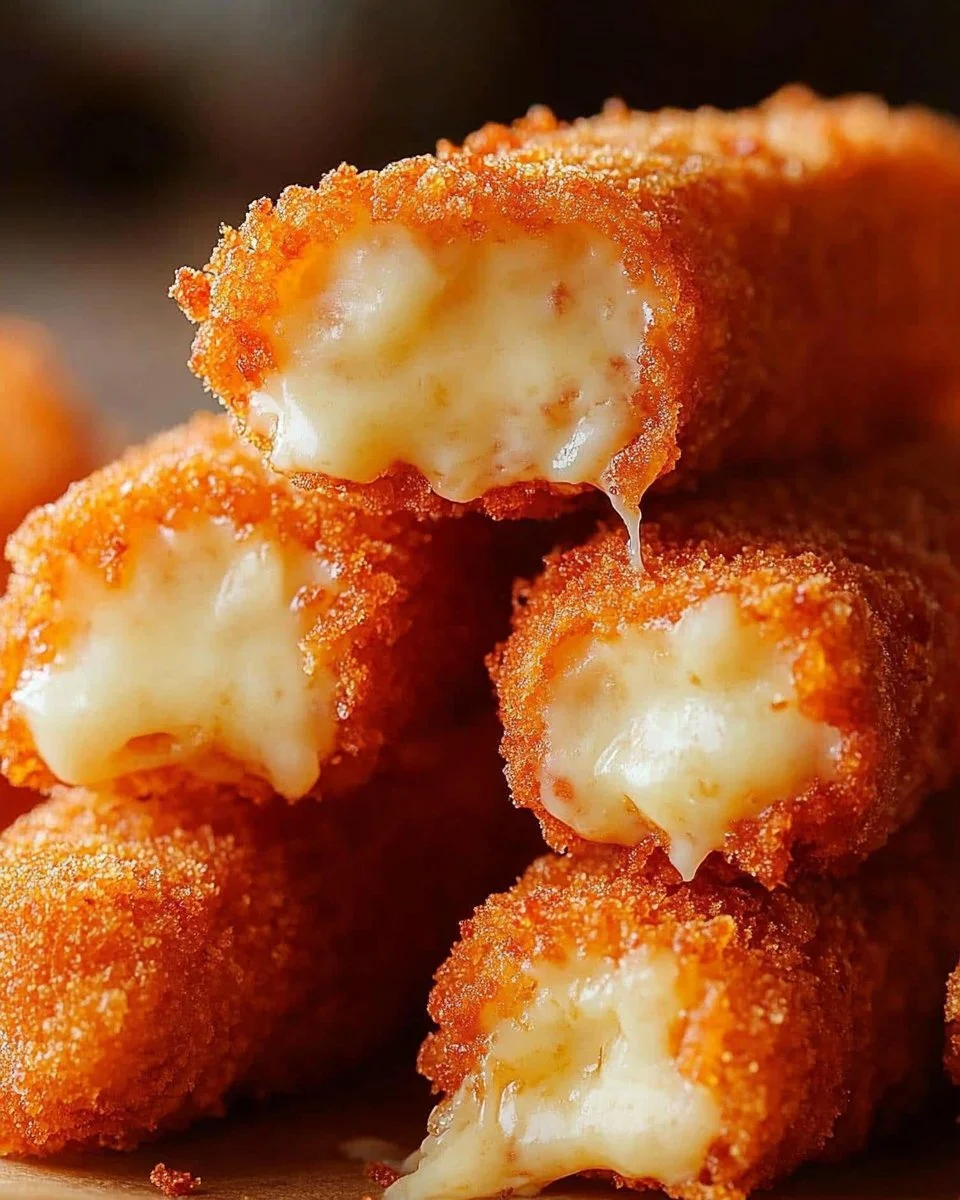 Crispy Cheddar Mozzarella Sticks Recipe – Easy Party Appetizer