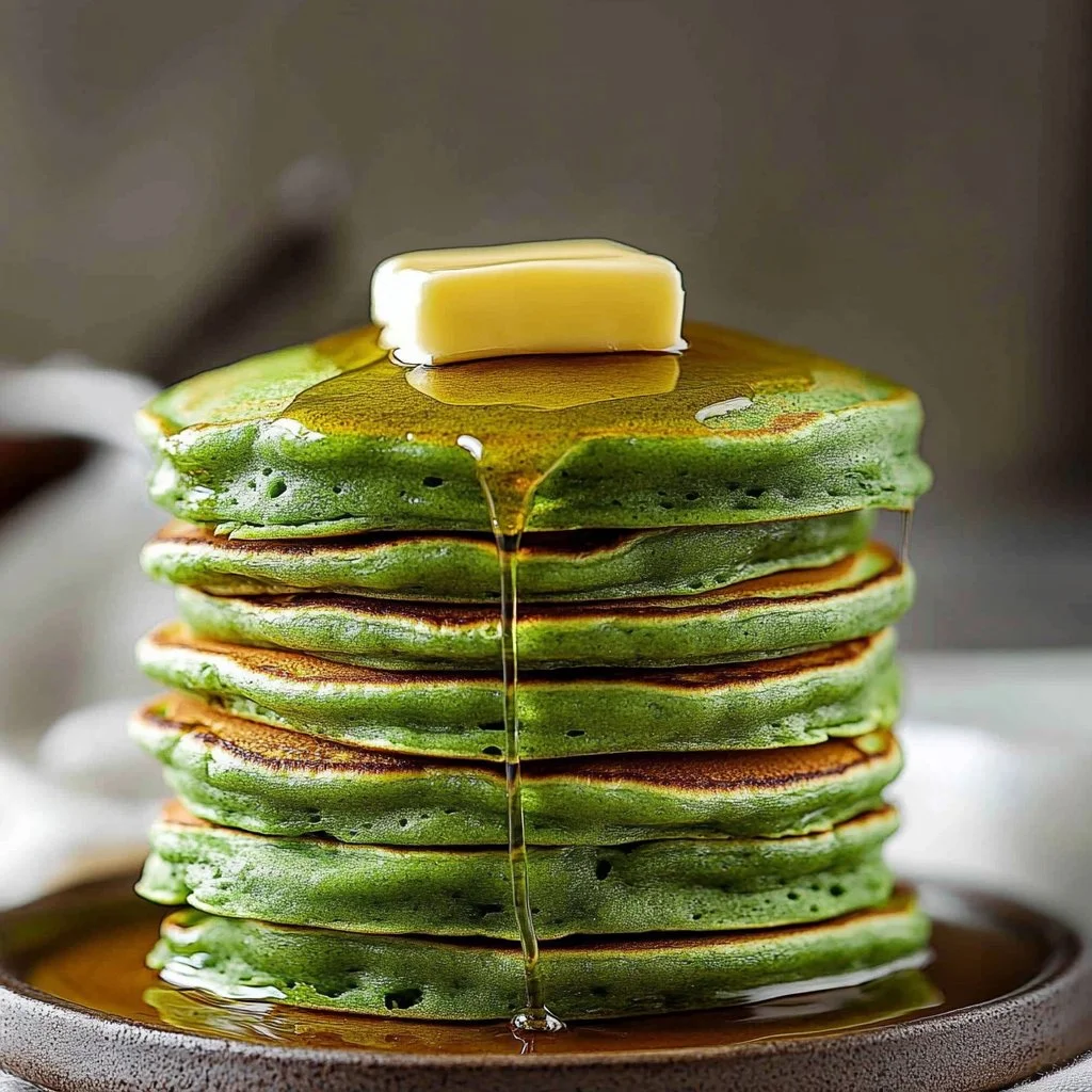 Easy Banana Spinach Pancakes