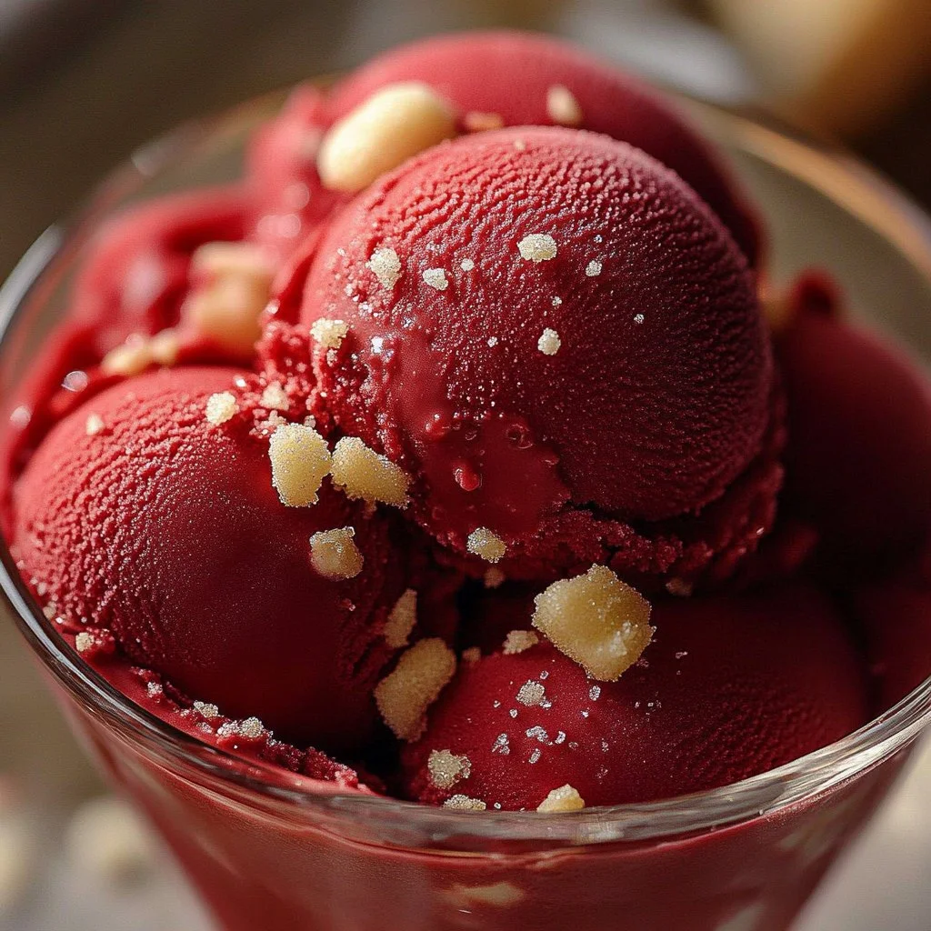 Edible Red Velvet Cookie Dough