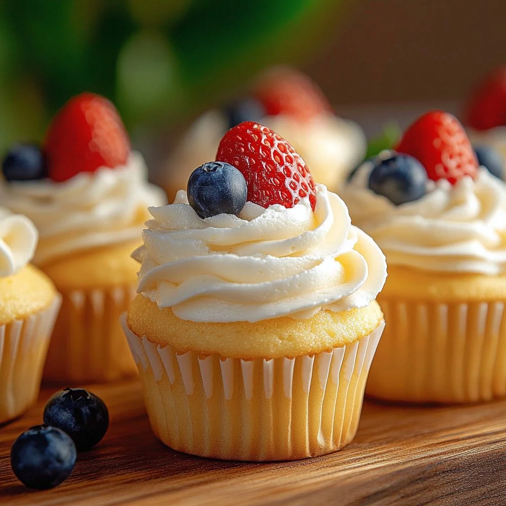 Fluffy Japanese Cotton Cheesecake Cupcakes