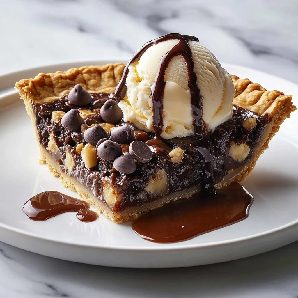 Gooey Chocolate Chip Pie