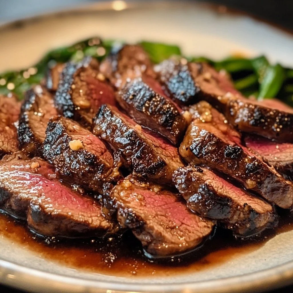 Grilled Tri-Tip Steak with Molasses Chili Marinade Recipe