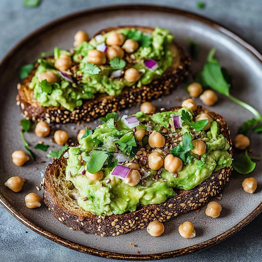 High Protein Vegan Avocado Toast