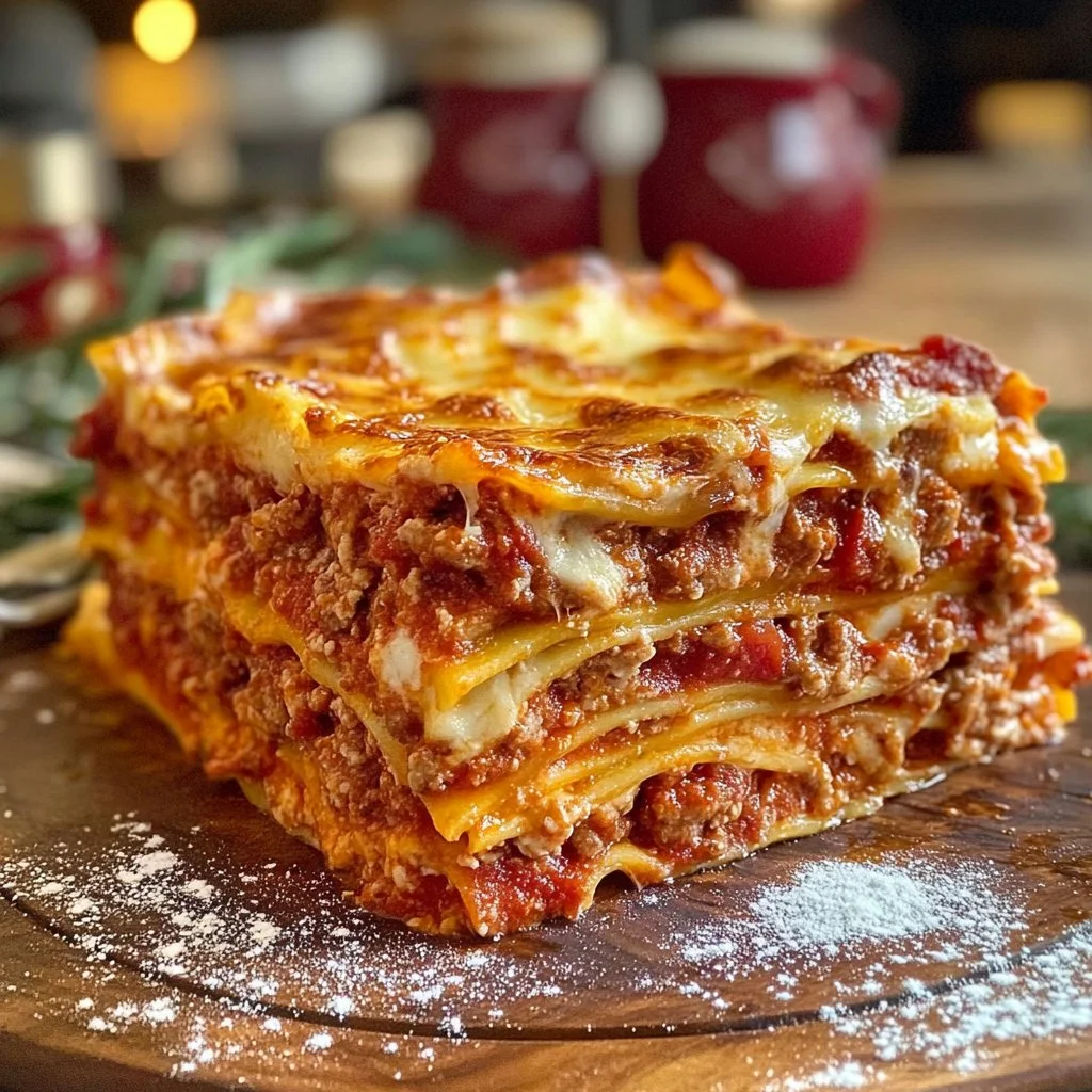 Italian Christmas Lasagna