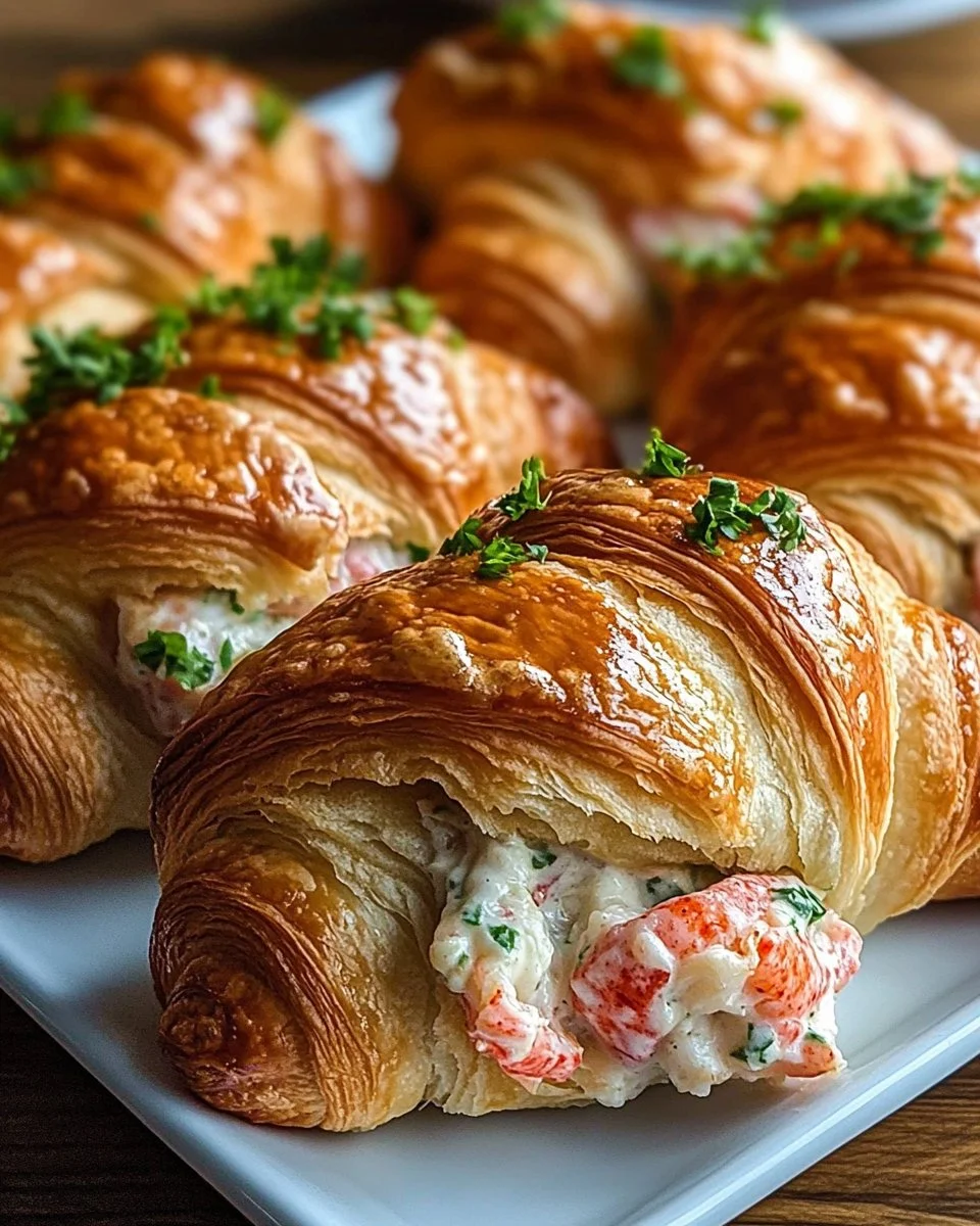 Lobster Croissant Rolls