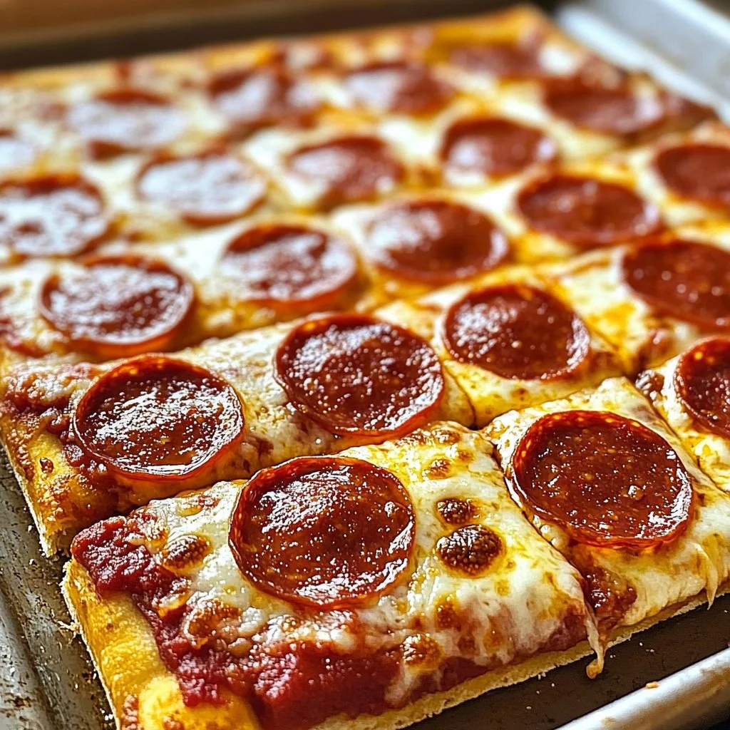 Lunch Lady Sheet Pan Pizza