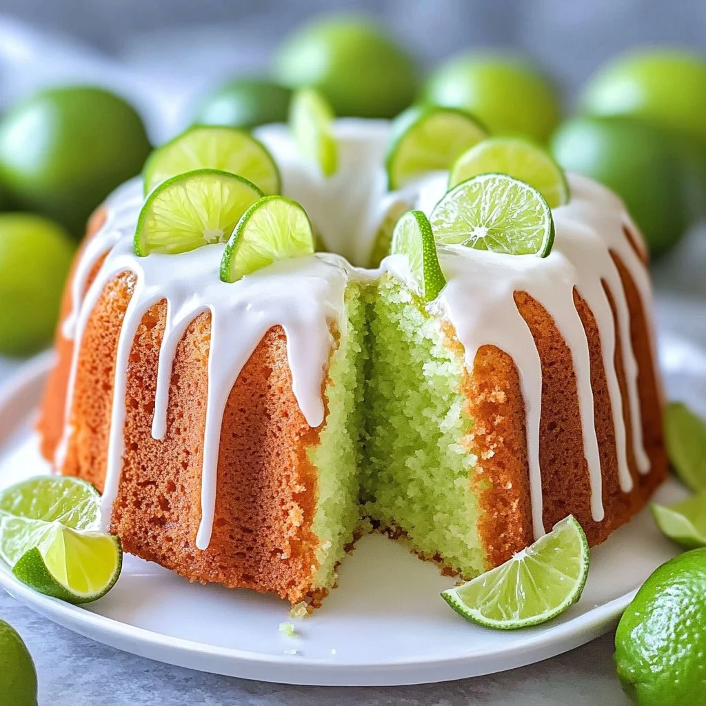 Moist & Tangy Key Lime Pound Cake