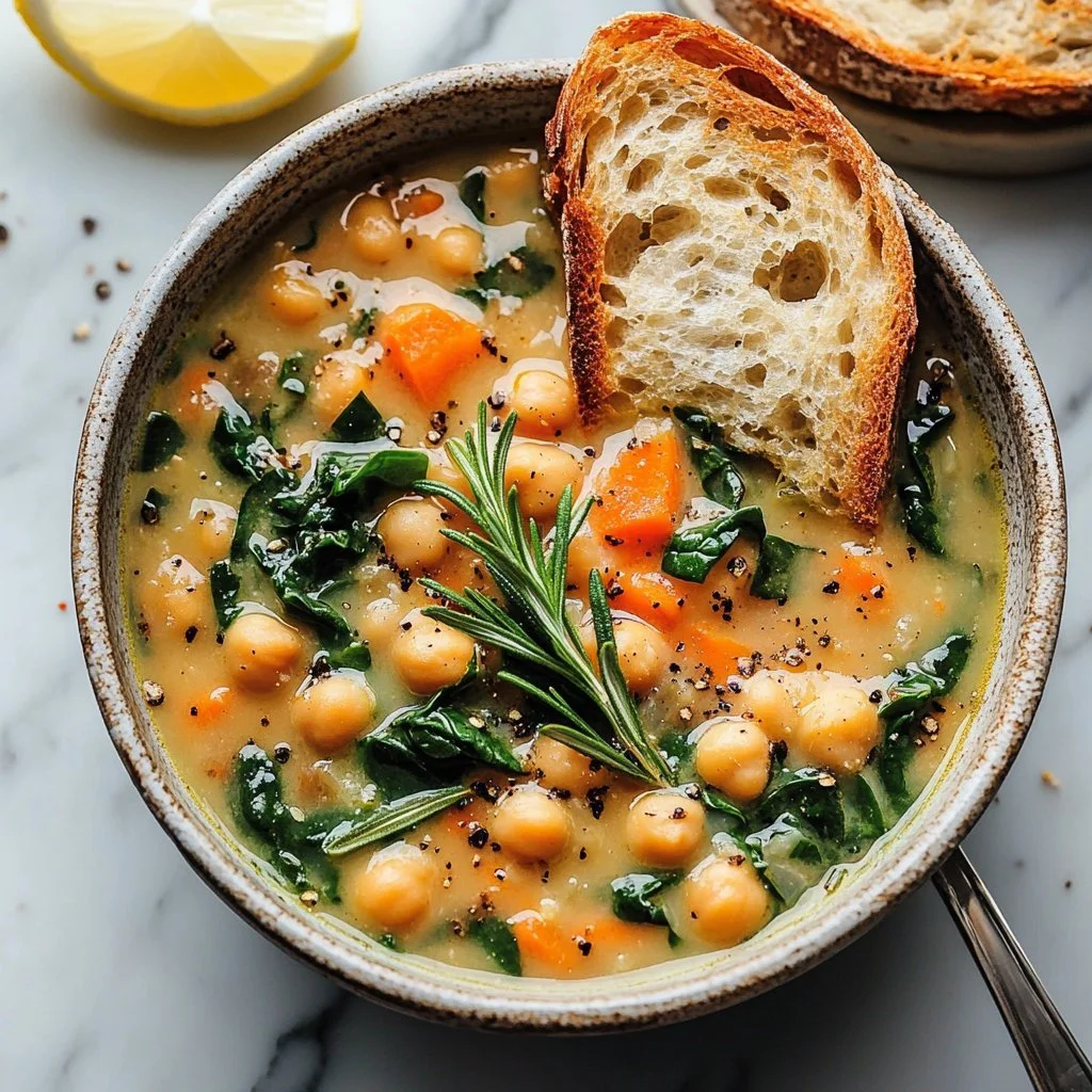 Nourishing White Bean and Lemon Soup