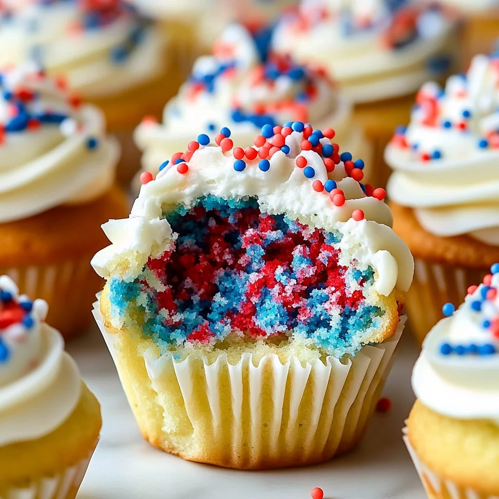 Red, White, and Blue Cake Balls