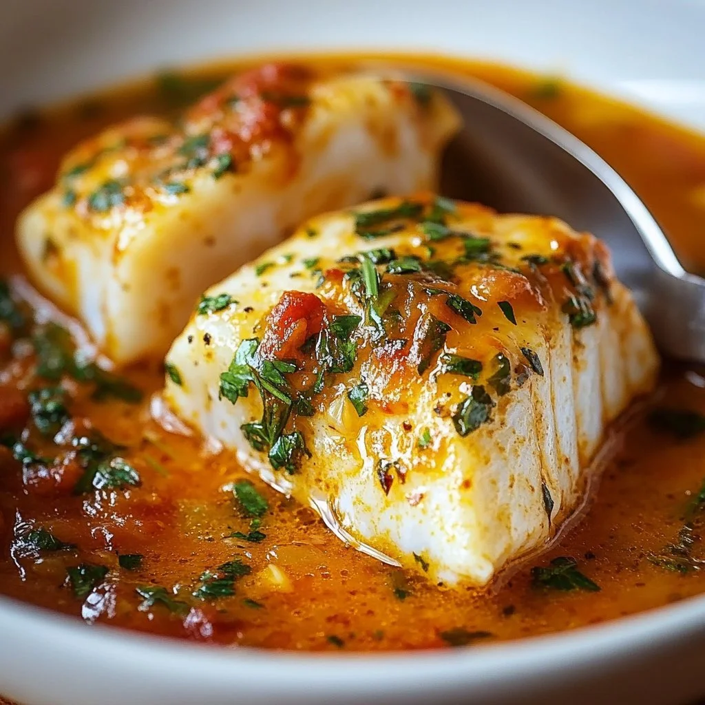 Tilapia in Roasted Pepper Sauce