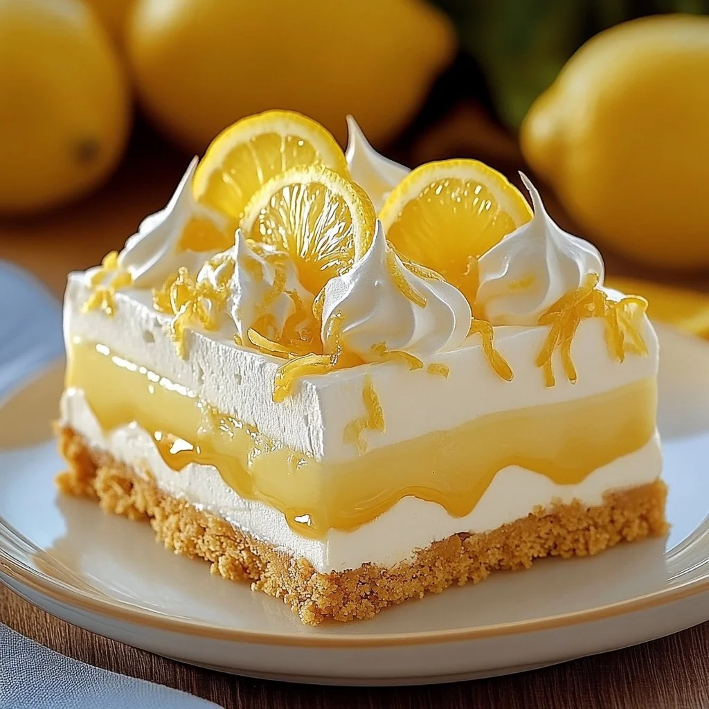Triple Lemon Meringue Cheesecake