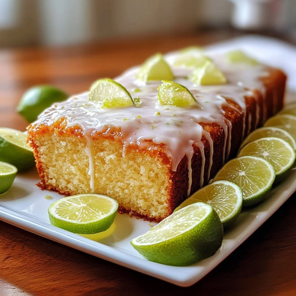 Zesty and Sweet Key Lime Pound Cake