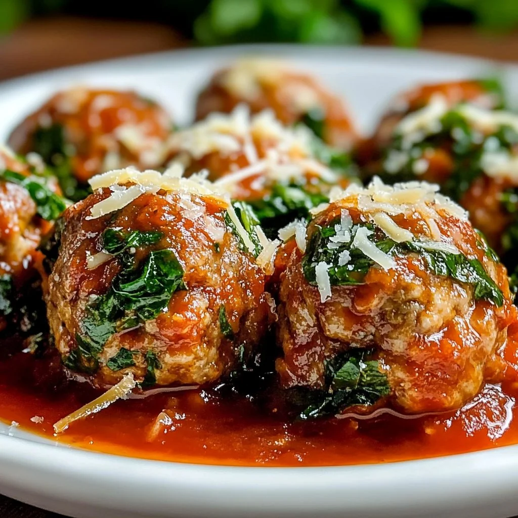 Baked Chicken Ricotta Meatballs