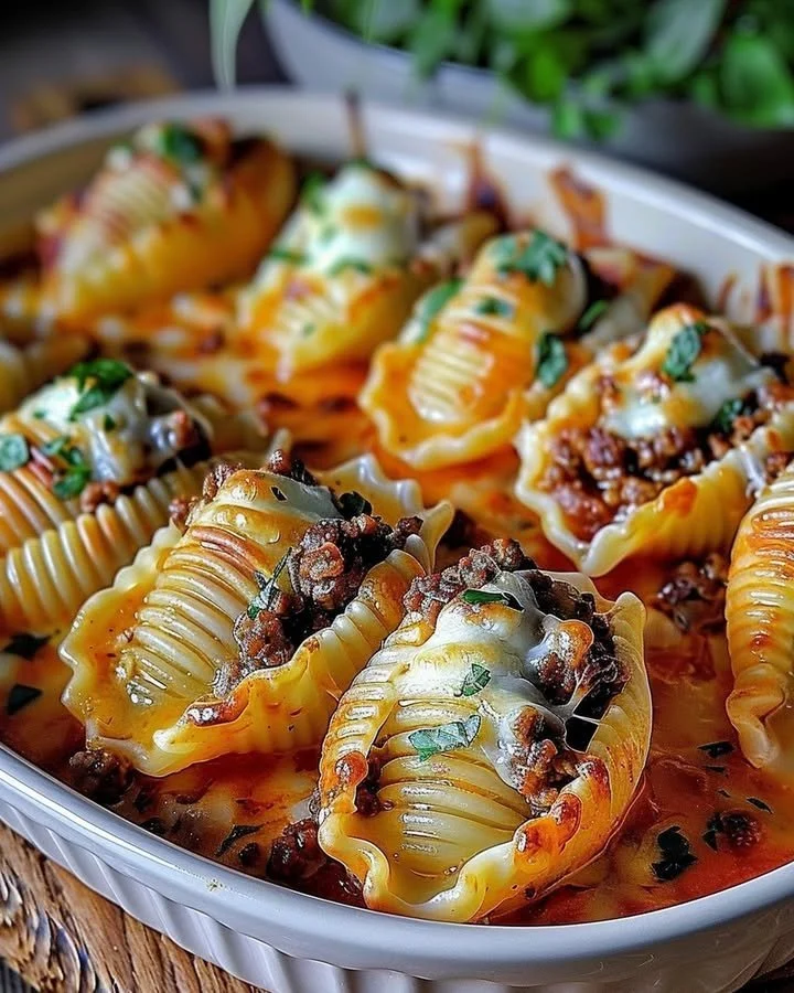 Beef-Stuffed Shells