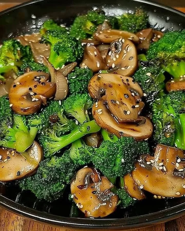 Broccoli and Mushroom Stir Fry