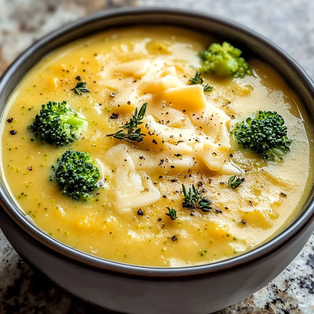 Broccoli Potato Cheese Soup Recipe to Warm Your Soul