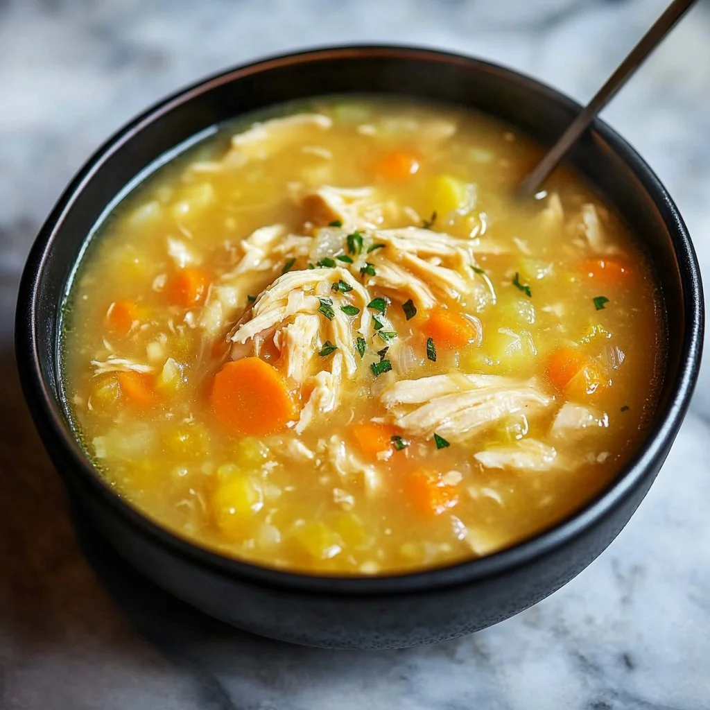 Cauliflower Chicken Soup
