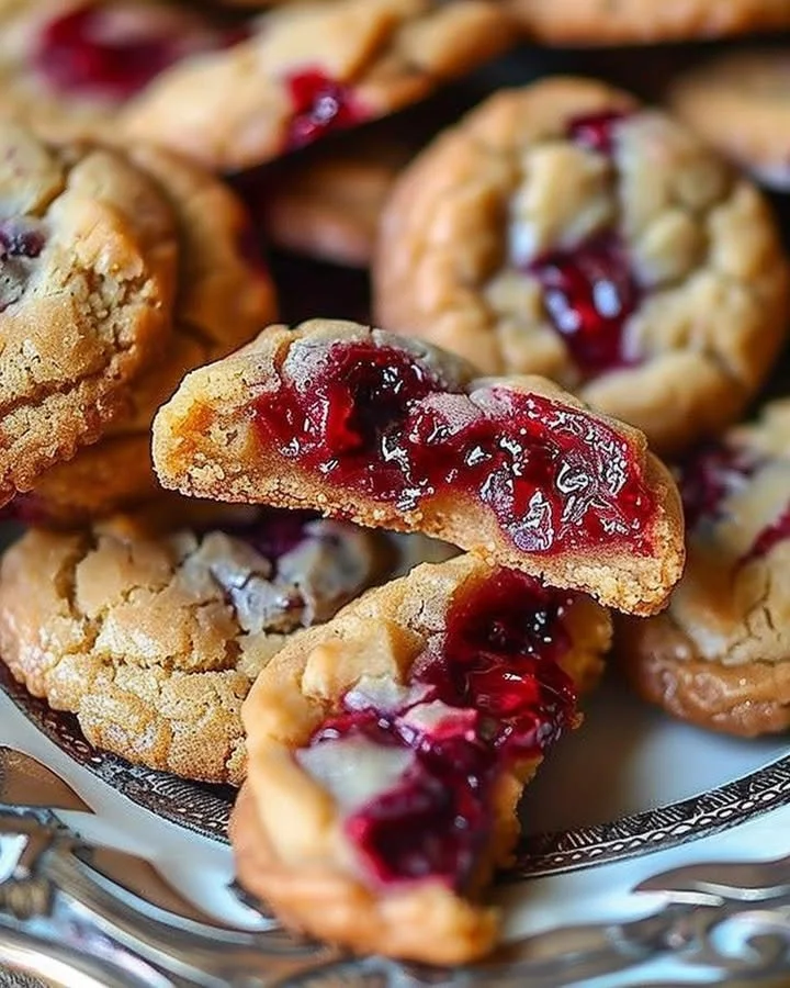 Cherry Pie Stuffed Cookies