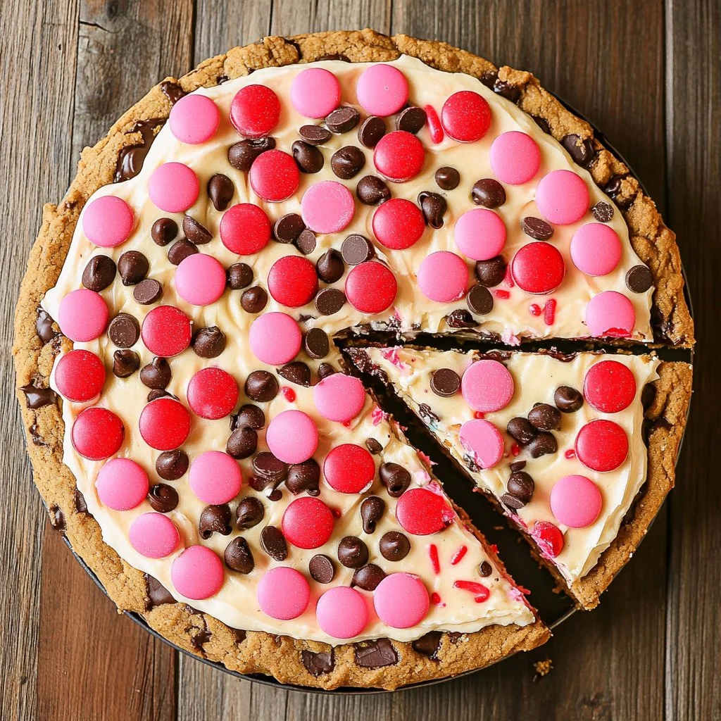 Chocolate Chip Cookie Pizza
