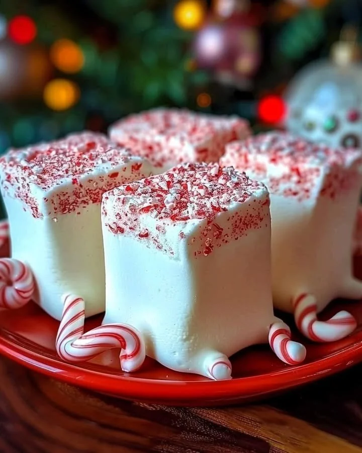 Christmas Candy Cane Marshmallows