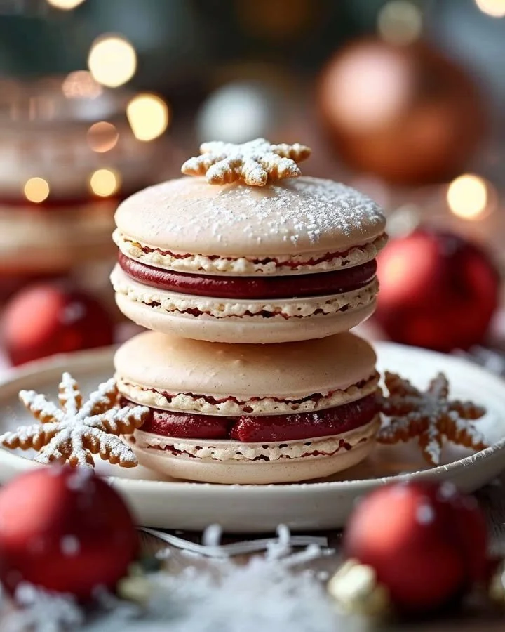 Christmas Macarons