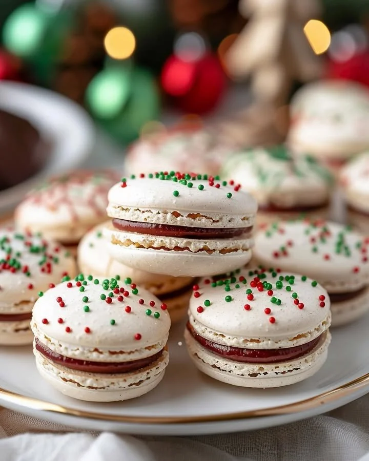 Christmas Macarons