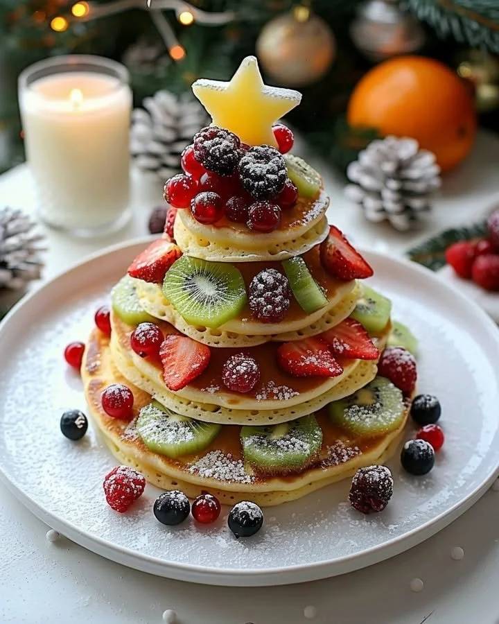 Christmas Tree Pancakes