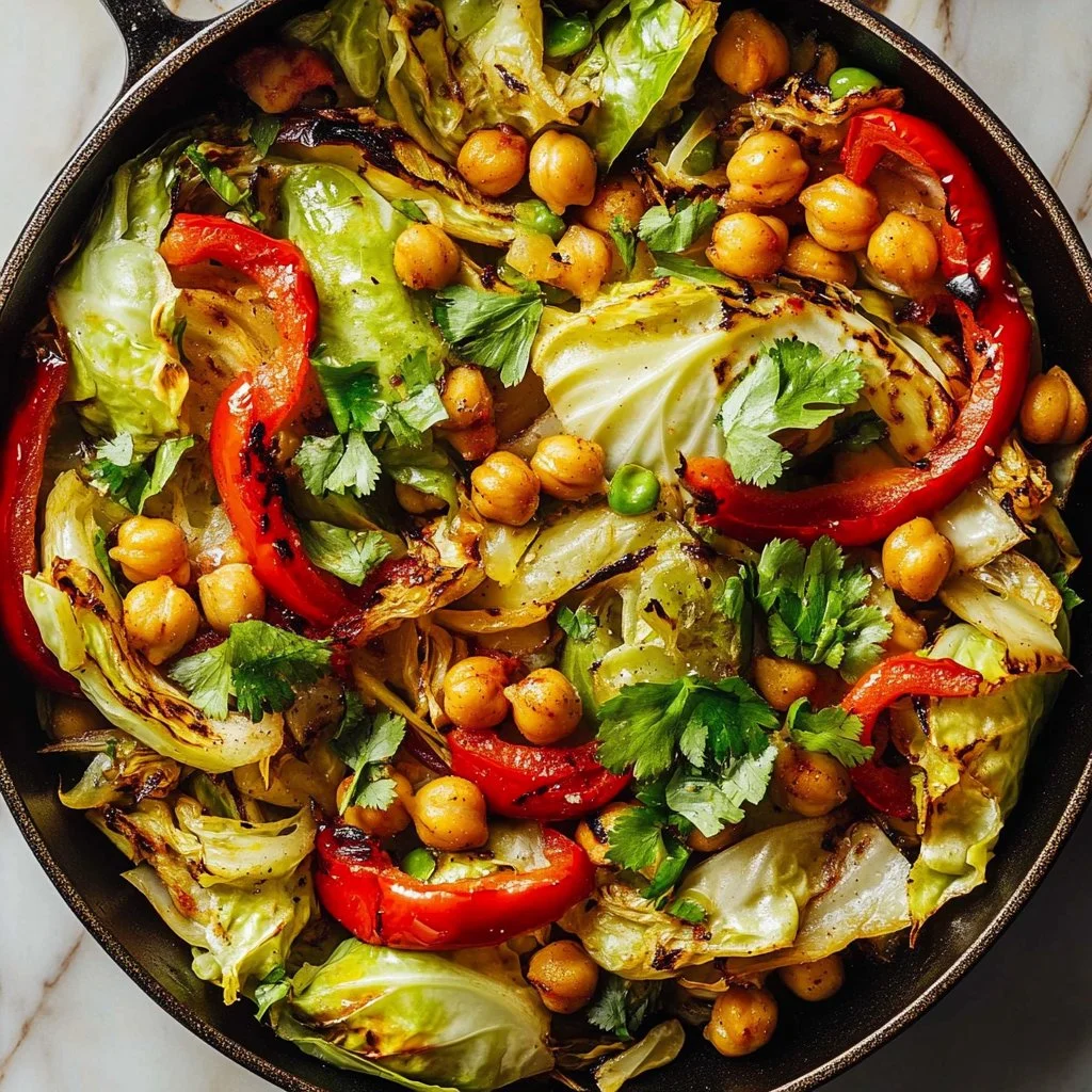 Coconut Braised Cabbage